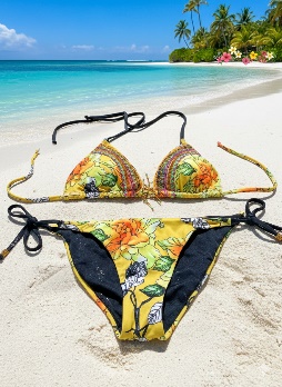 Bikini Dos Piezas Con Piederia