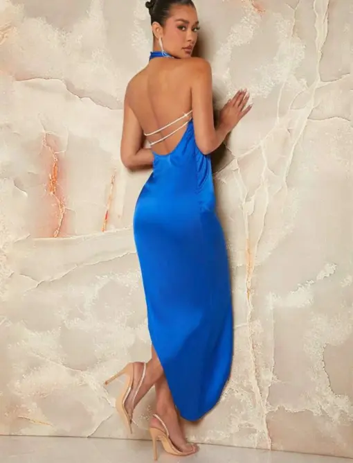 Vestido Velvet Blue