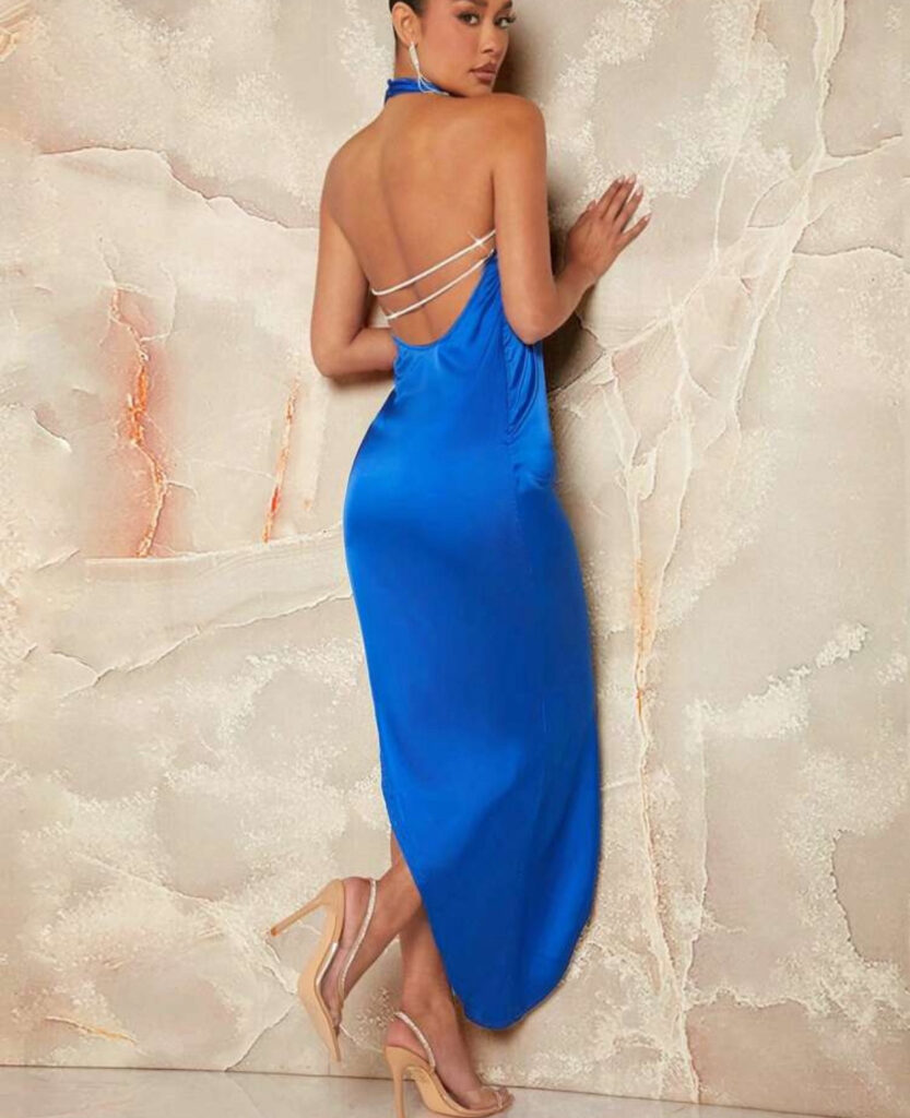 Vestido Velvet Blue